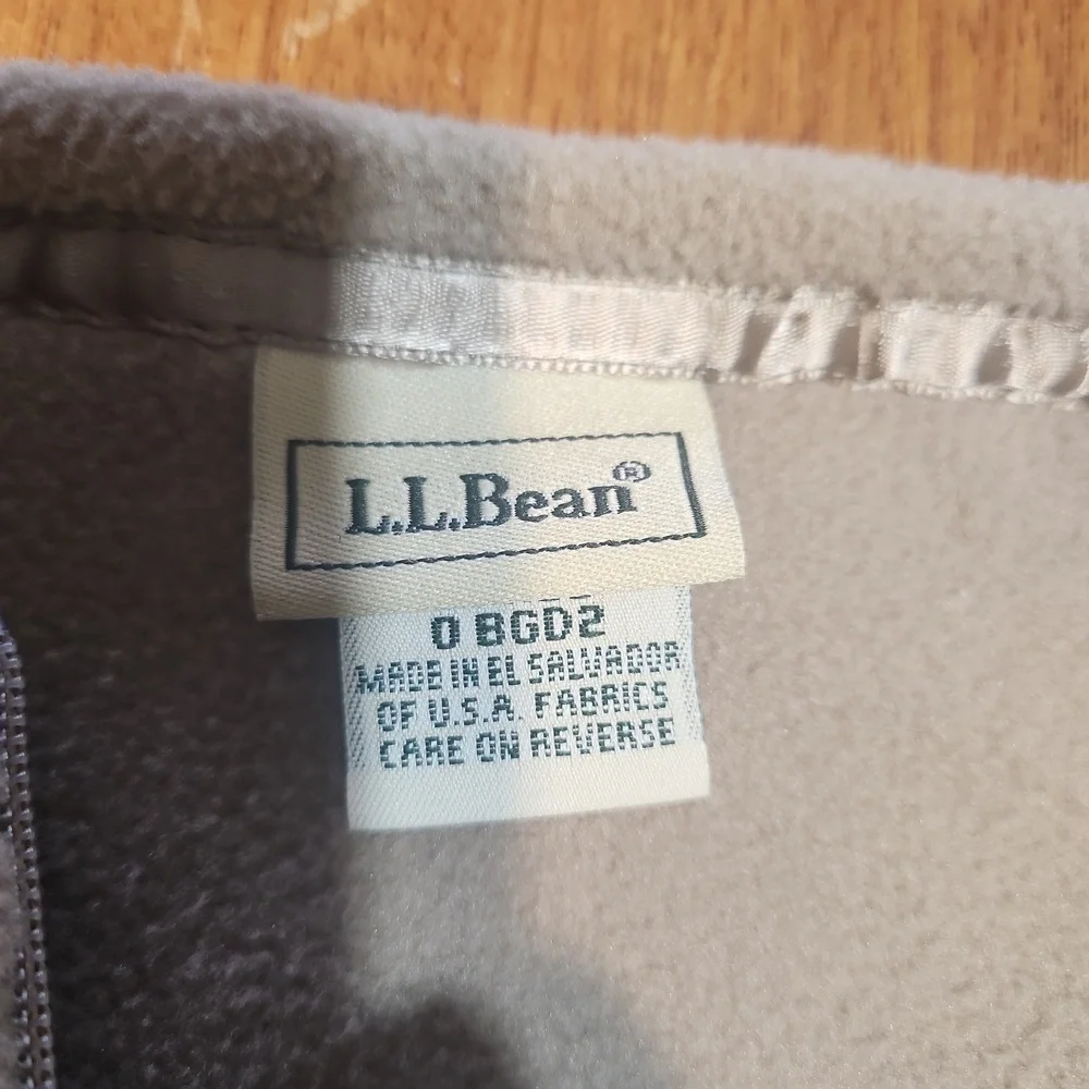 L.L.BEAN FLEECE VEST MEDIUM